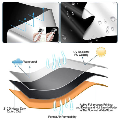 Blackout Window Film - Dark Privacy Tint for Home  Bedroom UV Sunshade - ZOOMNSTORE