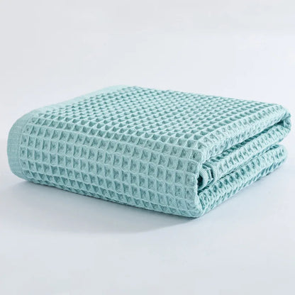2/4 Pcs 100% Cotton Bath Towel Set for Adult Children High Quality Waffle Towel Soft Highly Absorbent Home Bathroom Washcloth - ZOOMNSTORE