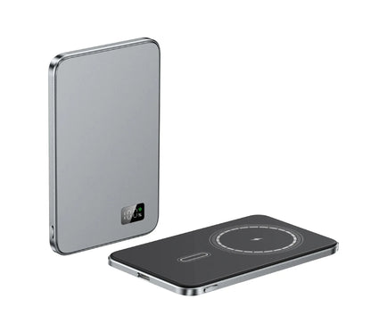 New 10000mAh Thin Magnetic Wireless Power Bank PD20W Fast Charging Portable External Battery for Magsafe For iPhone Samsung - ZOOMNSTORE