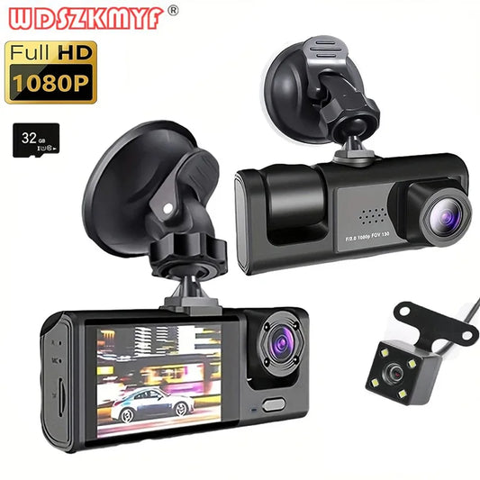 1080P Dash Cam - Car DVR with Optional Rear Camera  Night Vision - ZOOMNSTORE