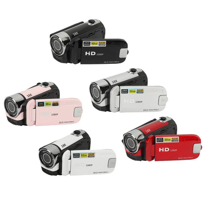1080P Digital Camera - 16MP Rotatable Screen, 16X Zoom HD Video Recorder with Fill Light - ZOOMNSTORE