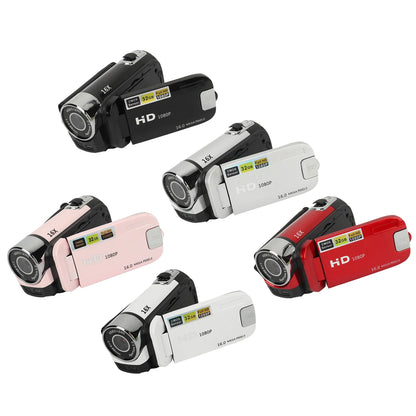1080P Digital Camera - 16MP Rotatable Screen, 16X Zoom HD Video Recorder with Fill Light - ZOOMNSTORE