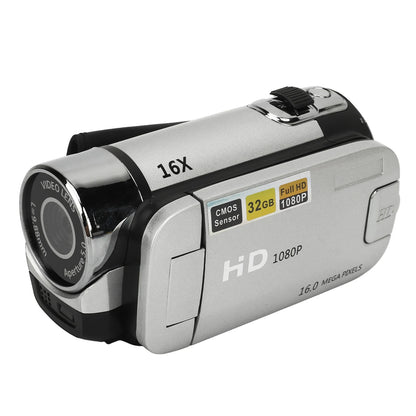 1080P Digital Camera - 16MP Rotatable Screen, 16X Zoom HD Video Recorder with Fill Light - ZOOMNSTORE