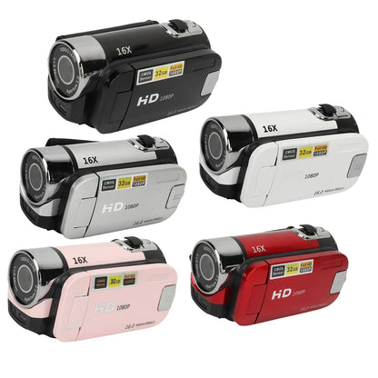 1080P Digital Camera - 16MP Rotatable Screen, 16X Zoom HD Video Recorder with Fill Light - ZOOMNSTORE