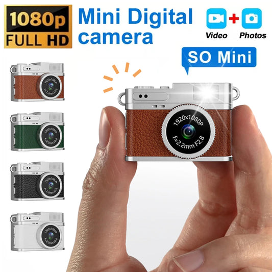1080P Mini Retro Camera - Portable Vintage Camcorder for IndoorOutdoor Sports - ZOOMNSTORE