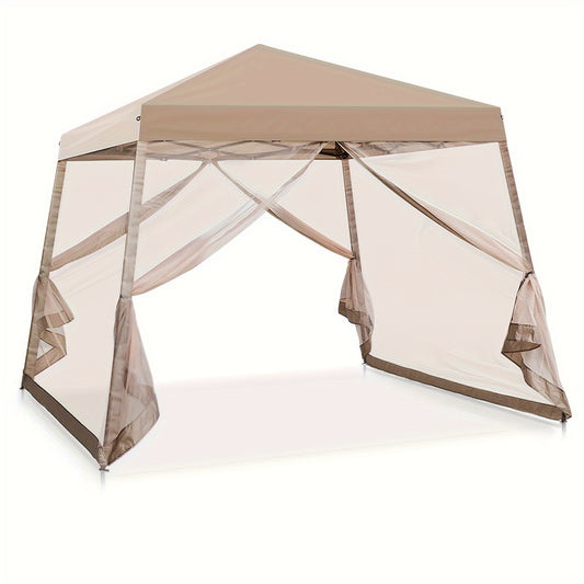 10x10 Pop Up Canopy Tent with Mosquito Netting - ZOOMNSTORE
