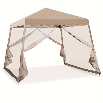 10x10 Pop Up Canopy Tent with Mosquito Netting - ZOOMNSTORE