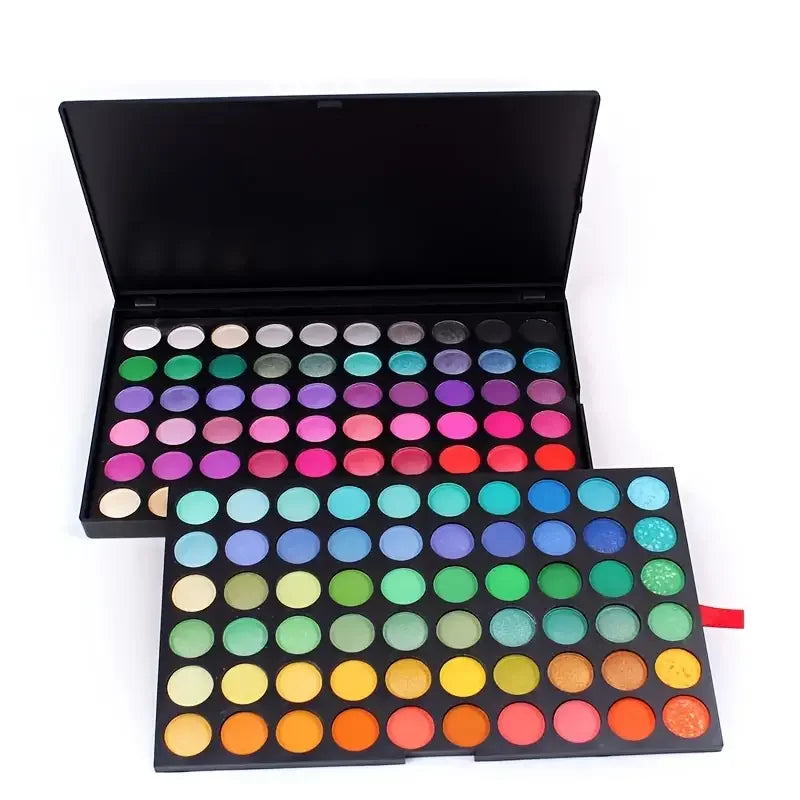 120 Color Eyeshadow Palette – Matte Shimmer Nude Warm Tones | Long Lasting Professional Makeup - ZOOMNSTORE