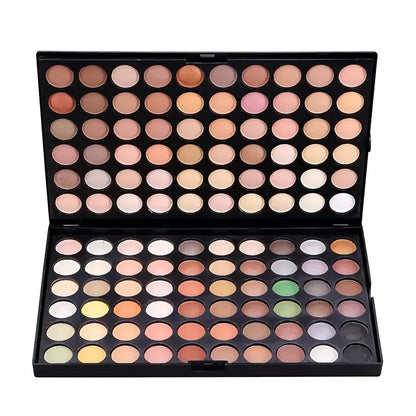 120 Color Eyeshadow Palette – Matte Shimmer Nude Warm Tones | Long Lasting Professional Makeup - ZOOMNSTORE