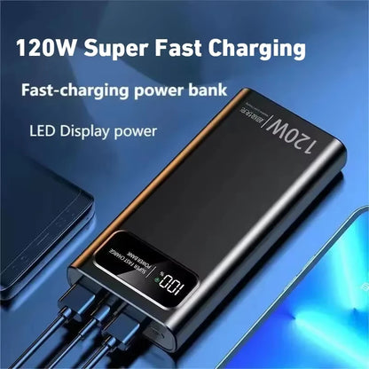 Xiaomi 120W Super Fast Charging 200000mAh High Capacity Power Bank Battery Digital Display Power Bank For Iphone Samsung Huawei - ZOOMNSTORE