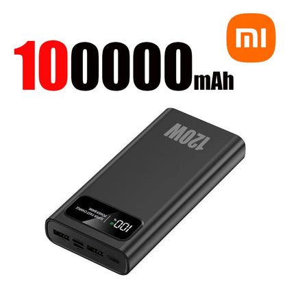 Xiaomi 120W Super Fast Charging 200000mAh High Capacity Power Bank Battery Digital Display Power Bank For Iphone Samsung Huawei - ZOOMNSTORE