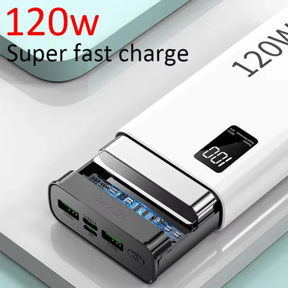 XIAOMI 120W Power Bank 50000mAh High Capacity Fast Charging Powerbank Portable Battery Charger For iPhone Samsung Huawei Hot - ZOOMNSTORE