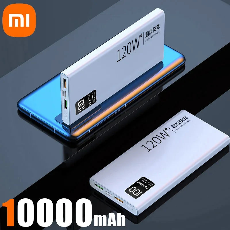 XIAOMI 120W Power Bank 50000mAh High Capacity Fast Charging Powerbank Portable Battery Charger For iPhone Samsung Huawei Hot - ZOOMNSTORE