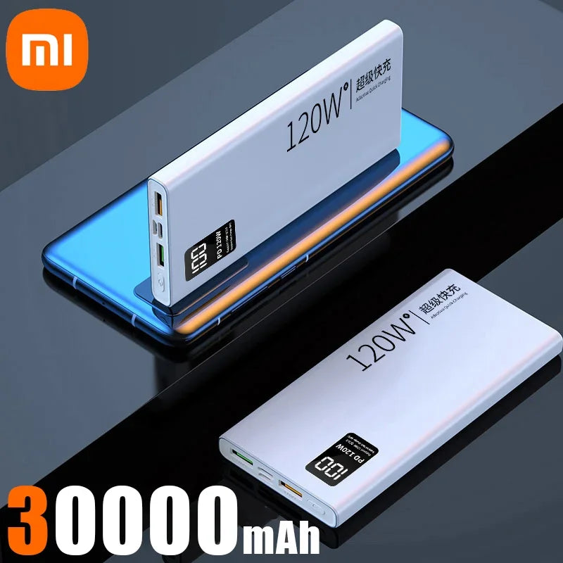 XIAOMI 120W Power Bank 50000mAh High Capacity Fast Charging Powerbank Portable Battery Charger For iPhone Samsung Huawei Hot - ZOOMNSTORE