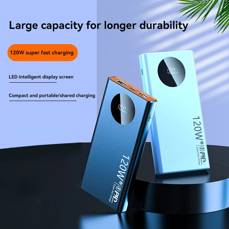 Xiaomi 120W 500000mAh High Capacity Power Bank Fast Charging Powerbank Portable Battery Charger For iPhone Samsung Huawei 2025 - ZOOMNSTORE
