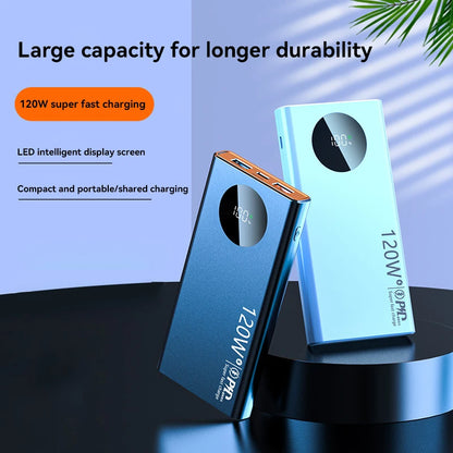 Xiaomi 120W 500000mAh High Capacity Power Bank Fast Charging Powerbank Portable Battery Charger For iPhone Samsung Huawei 2025 - ZOOMNSTORE