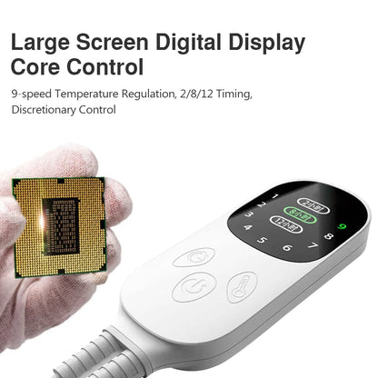 12V Electric Blanket – Plush Heated Mattress Pad With Thermostat For Car Travel - ZOOMNSTORE