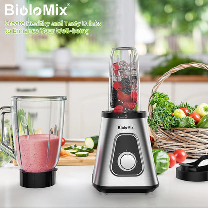 BioloMix 1300W Smoothie Blender - 15L Glass Jar for Frozen Drinks  Sauces - ZOOMNSTORE