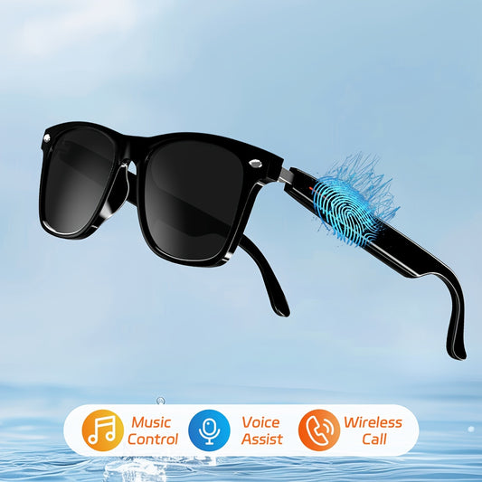 Wireless Audio Smart Glasses - Bluetooth Headphones with Microphone  AI Voice Control - ZOOMNSTORE