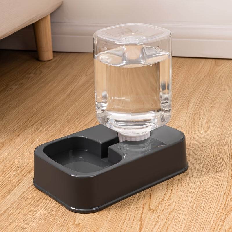Durable Automatic Pet Feeder and Water Dispenser Set - 1set Plastic Cat Bowl and Dog Bowl - Self-Drinking and Feeding System for Cats - ZOOMNSTORE