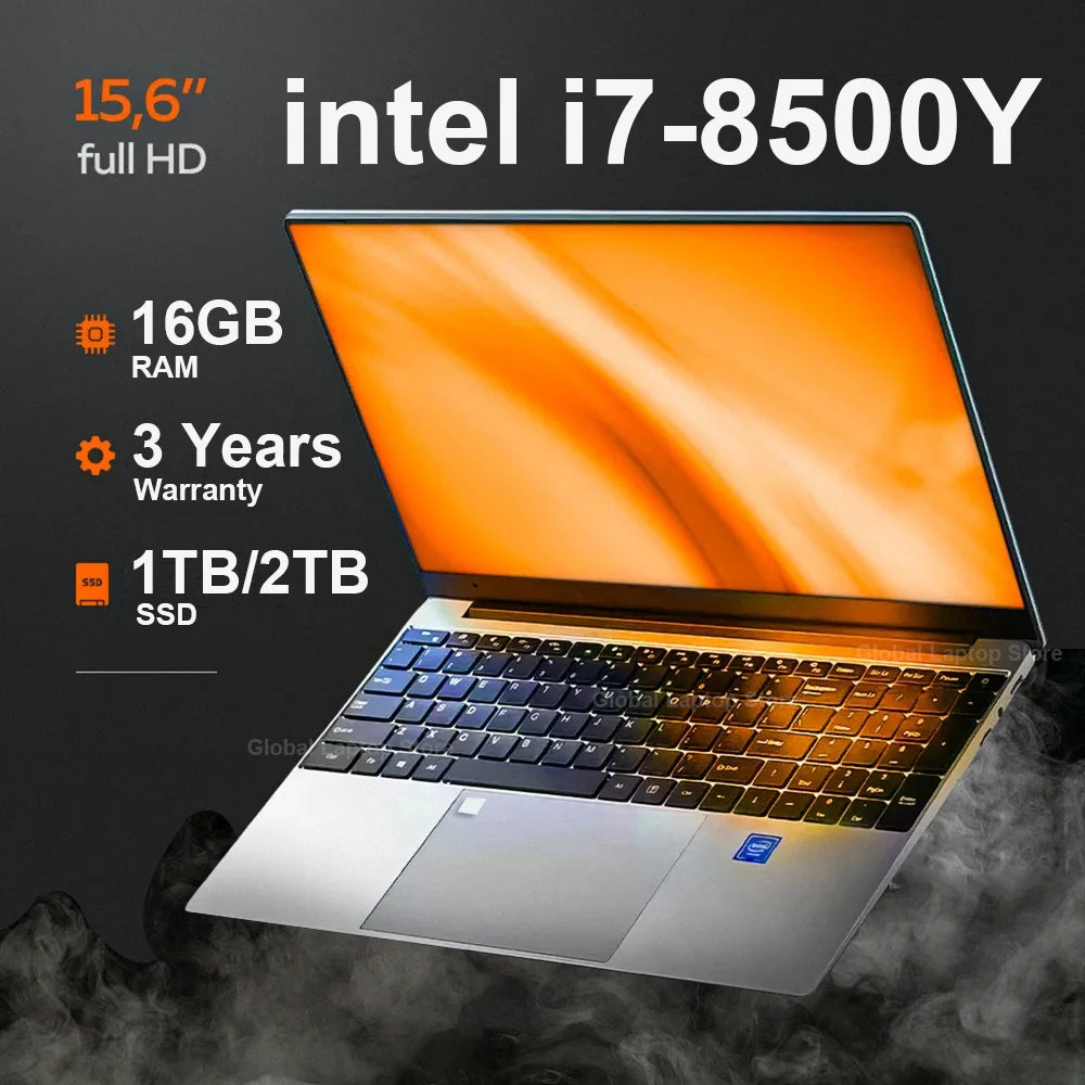 156 Intel i7 Gaming Laptop - 16GB RAM 1TB Windows 11 Fingerprint Unlock - ZOOMNSTORE