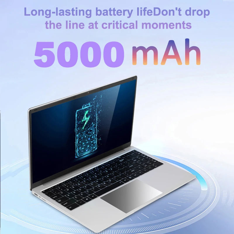 156 Ultra Slim Gaming Laptop - 16GB RAM 2TB SSD Intel N3700 1920x1080 Windows 11 Pro - ZOOMNSTORE