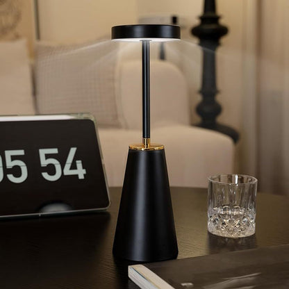 Cordless Touch Table Lamps - Dimmable USB Rechargeable Nightstand Lights for Bedroom Camping Office and Living Room - ZOOMNSTORE