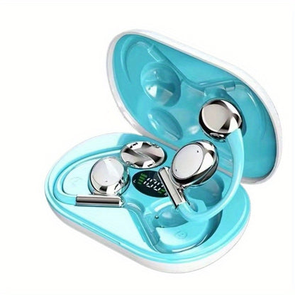 Wireless Noise Cancelling Headphones - HiFi Sport Earbuds with 48Hrs Battery 142mm Driver Earhook Noise Cancelling Mic for WorkoutRunning - ZOOMNSTORE