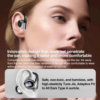 Wireless Noise Cancelling Headphones - HiFi Sport Earbuds with 48Hrs Battery 142mm Driver Earhook Noise Cancelling Mic for WorkoutRunning - ZOOMNSTORE