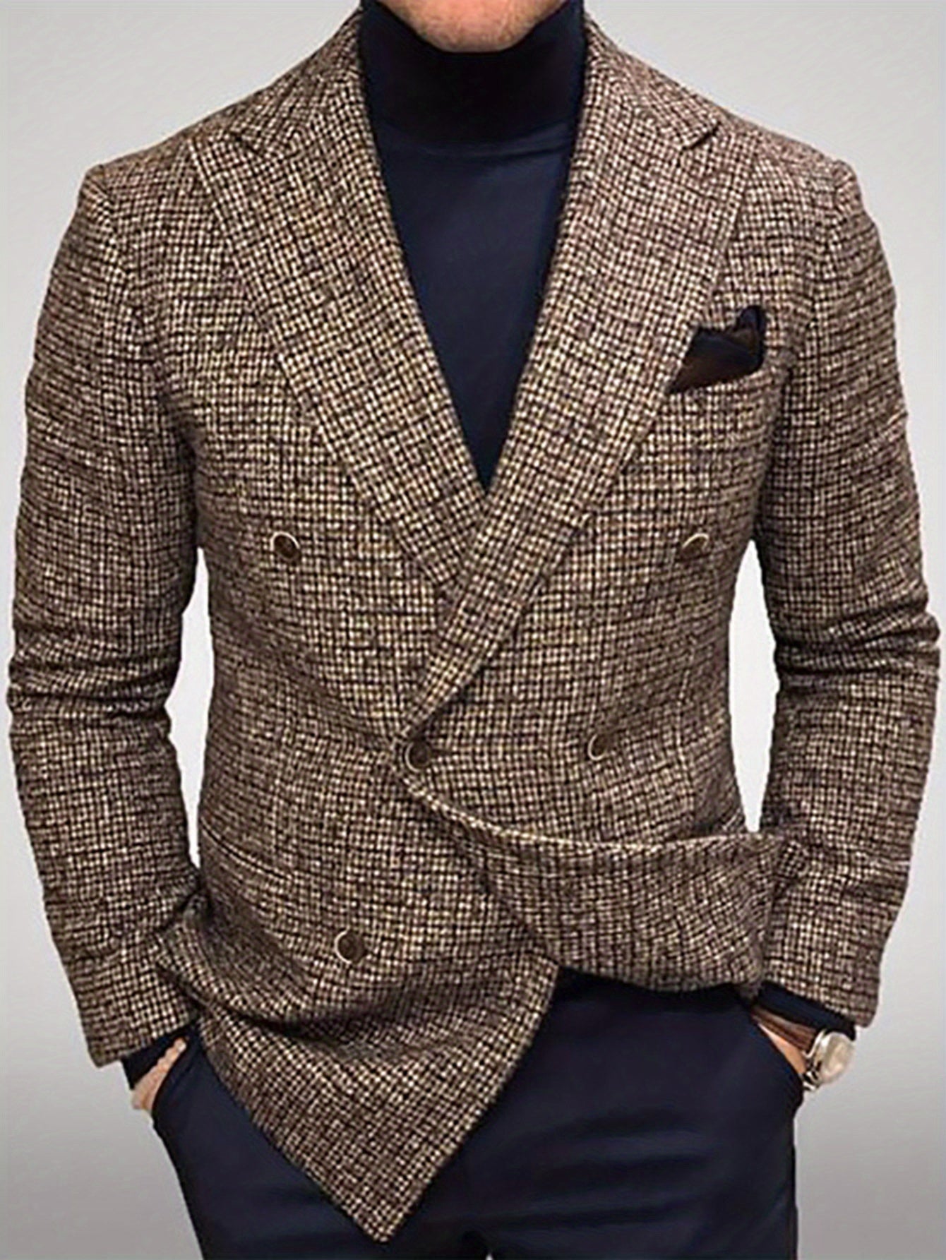 Mens Casual Suit Jacket - Stylish Gentleman Blazer - ZOOMNSTORE