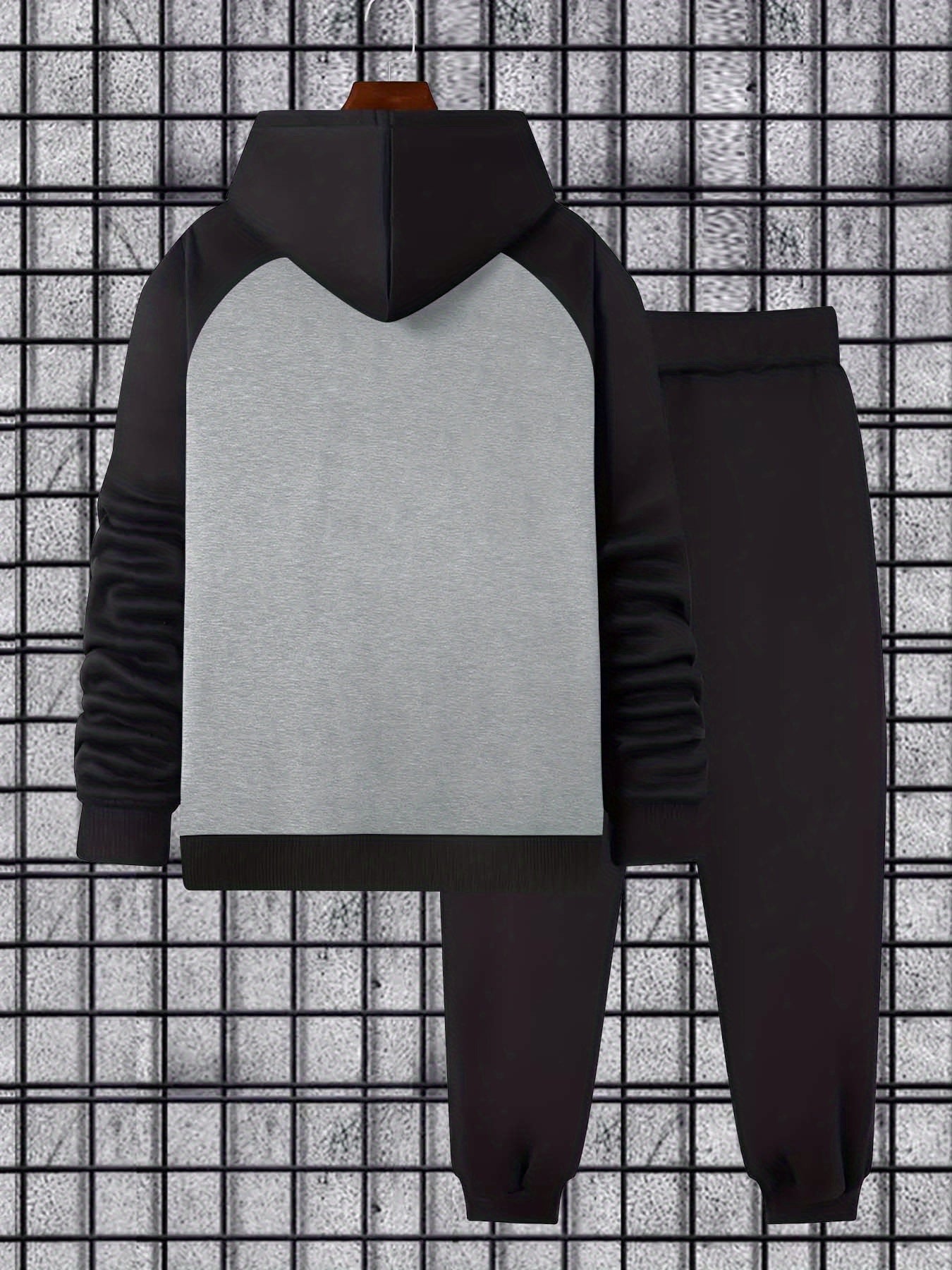 Unisex Fall Knit Hoodie and Pants Set - Casual Sportswear for Adults - ZOOMNSTORE