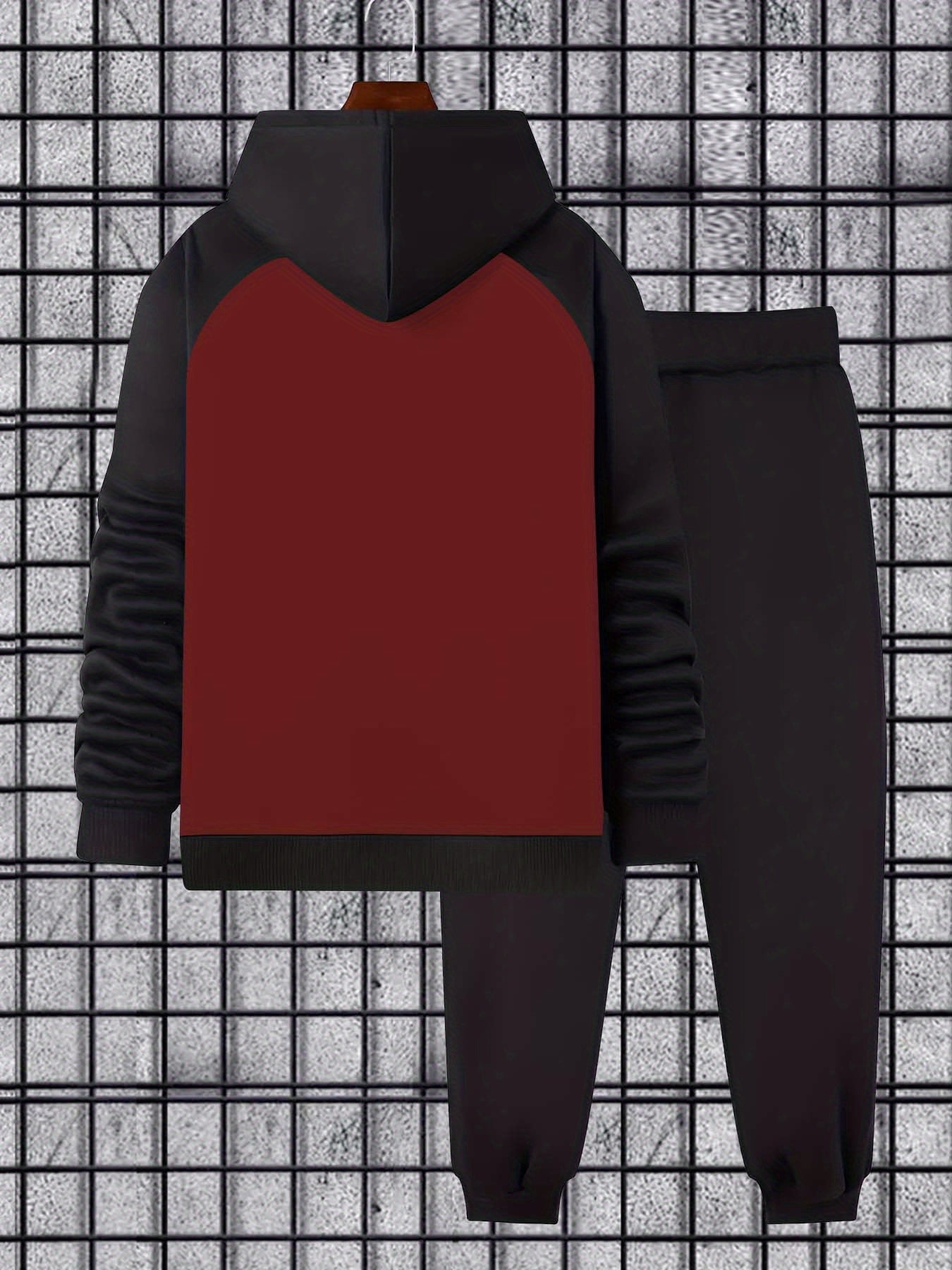 Unisex Fall Knit Hoodie and Pants Set - Casual Sportswear for Adults - ZOOMNSTORE
