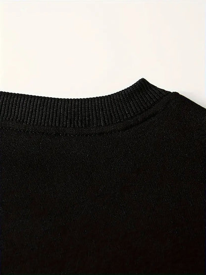 Monogrammed Mens Pullover Sweatshirt - Casual Autumn Winter Jacket - ZOOMNSTORE