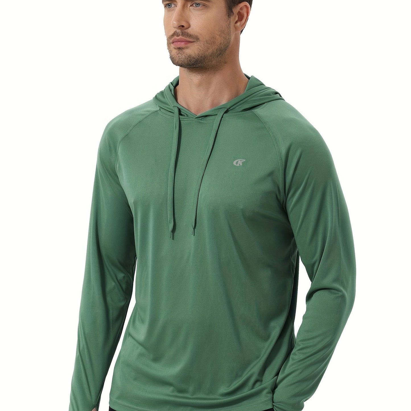 One Hooded Sweatshirt for Beach Jogging Summer Men's Sunscreen And Sweat Absorbent Hooded Sweatshirt, For Beach Jogging Training - ZOOMNSTORE