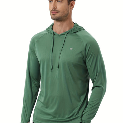 One Hooded Sweatshirt for Beach Jogging Summer Men's Sunscreen And Sweat Absorbent Hooded Sweatshirt, For Beach Jogging Training - ZOOMNSTORE