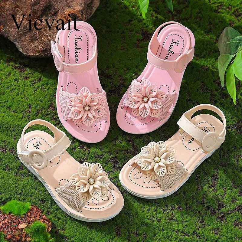 Girls Sandals - Soft Sole Anti-Slip Baby Shoes for Summer 2024 - ZOOMNSTORE