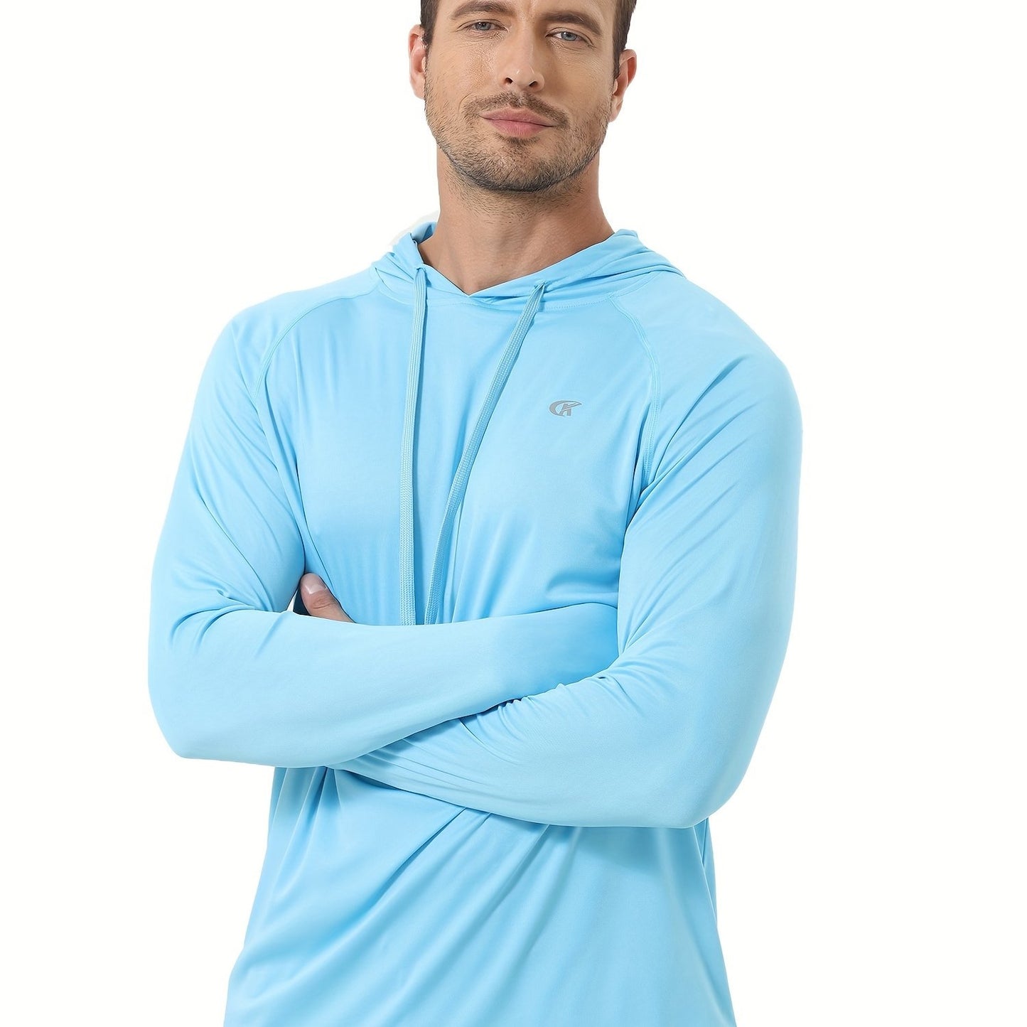 One Hooded Sweatshirt for Beach Jogging Summer Men's Sunscreen And Sweat Absorbent Hooded Sweatshirt, For Beach Jogging Training - ZOOMNSTORE