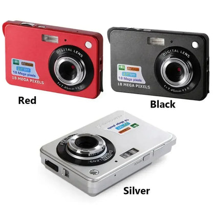 18MP HD Digital Camera - Rechargeable LCD Outdoor Video Camera with Anti-Shake  SD Card Support for Kids - ZOOMNSTORE