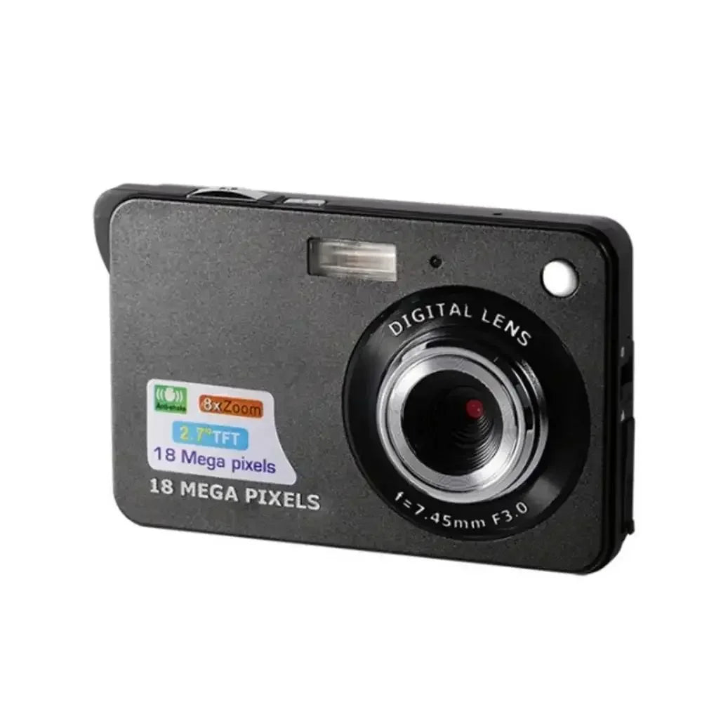 18MP HD Digital Camera - Rechargeable LCD Outdoor Video Camera with Anti-Shake  SD Card Support for Kids - ZOOMNSTORE