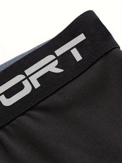 Comfort Fit Mens Boxer Briefs 4-Pack - Breathable Quick-Drying Underwear - ZOOMNSTORE