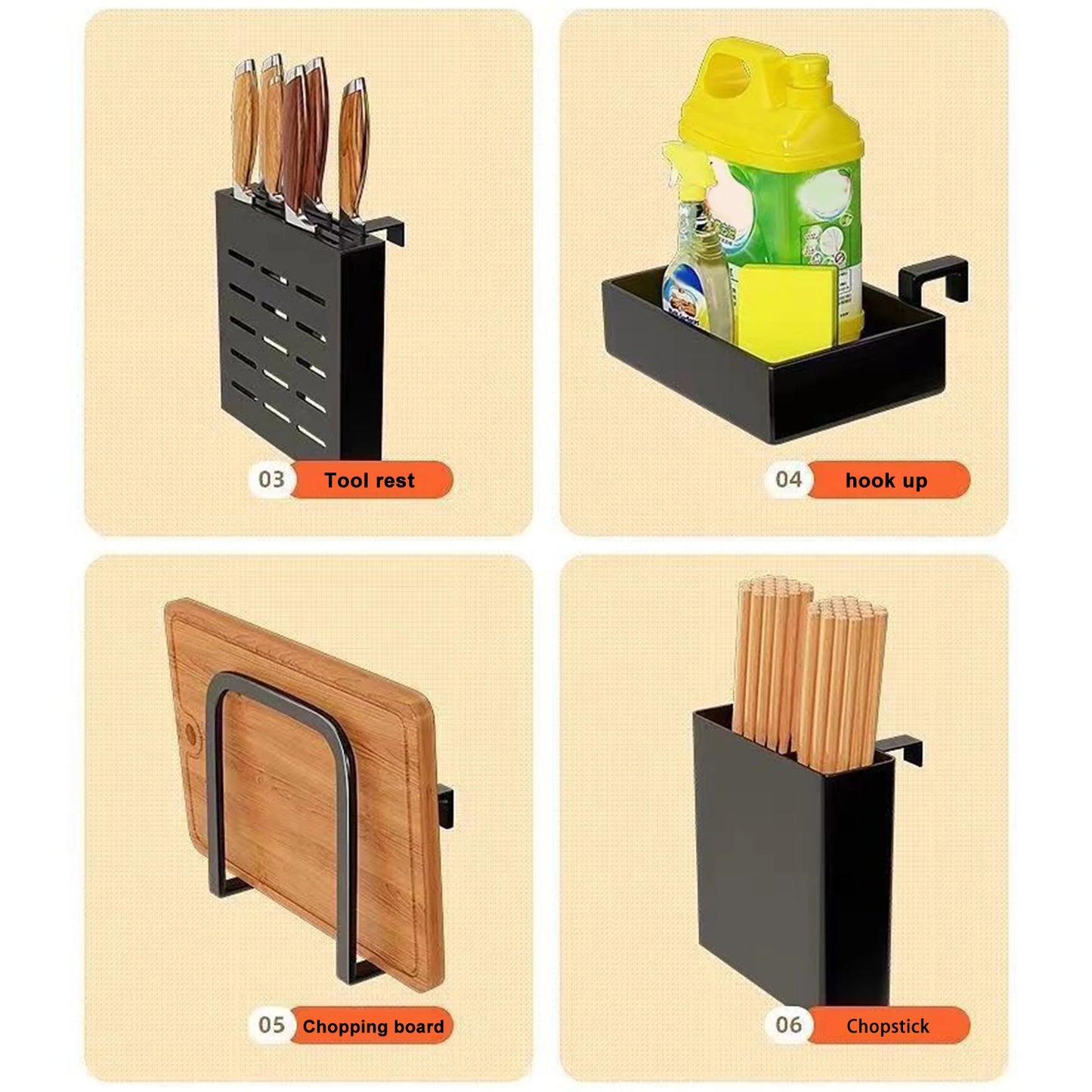 Stretchable 2-Tier Kitchen Sink Storage Rack - Multifunctional Dish Organizer - ZOOMNSTORE