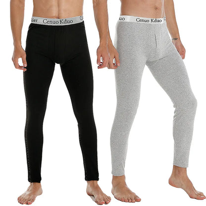 2024 New Men's Tight Sports Pants Slim Pants Autumn And Winter Thermal Pants Plush High Stretch Quick Drying Compression Pants - ZOOMNSTORE