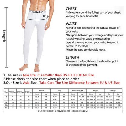 2024 New Men's Tight Sports Pants Slim Pants Autumn And Winter Thermal Pants Plush High Stretch Quick Drying Compression Pants - ZOOMNSTORE