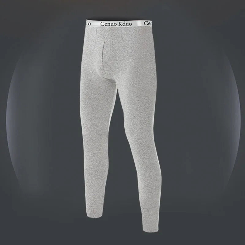 2024 New Men's Tight Sports Pants Slim Pants Autumn And Winter Thermal Pants Plush High Stretch Quick Drying Compression Pants - ZOOMNSTORE