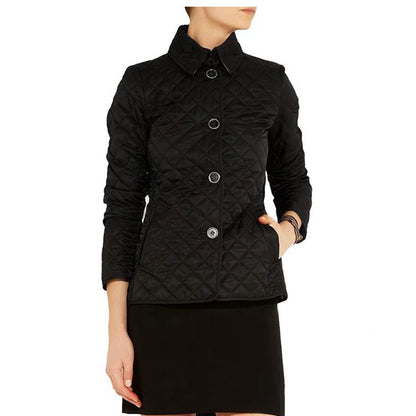 2024 Womens Winter Lapel Down Coat - Casual Slim Fit Long Sleeve Jacket - ZOOMNSTORE