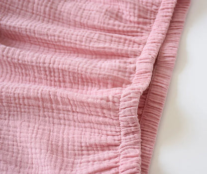 2025 Japanese Cotton Kimono Set - Unisex Pajamas  Home Service Suit - ZOOMNSTORE