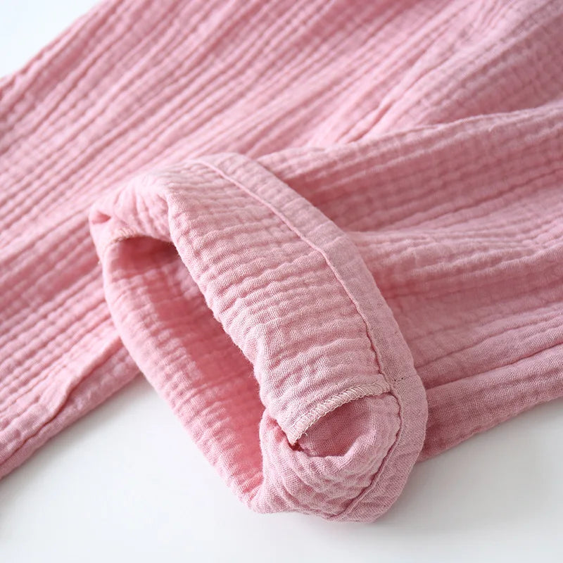 2025 Japanese Cotton Kimono Set - Unisex Pajamas  Home Service Suit - ZOOMNSTORE