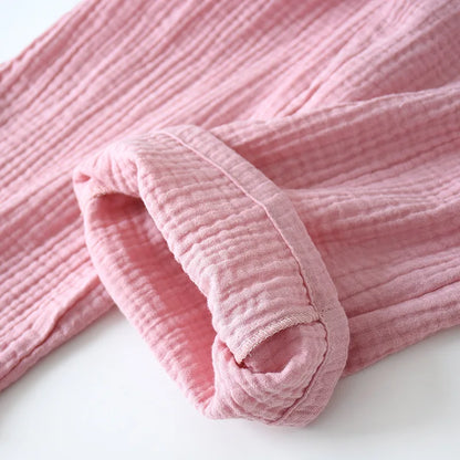 2025 Japanese Cotton Kimono Set - Unisex Pajamas  Home Service Suit - ZOOMNSTORE