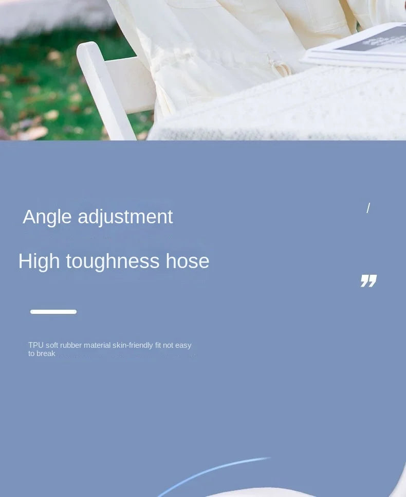 2025 Long endur New Mini Neck Mounted Fan Portable Bladeless Neck Rechargeable Air Cooler 3 Speed Mini Summer Sports Fan Outdoor - ZOOMNSTORE