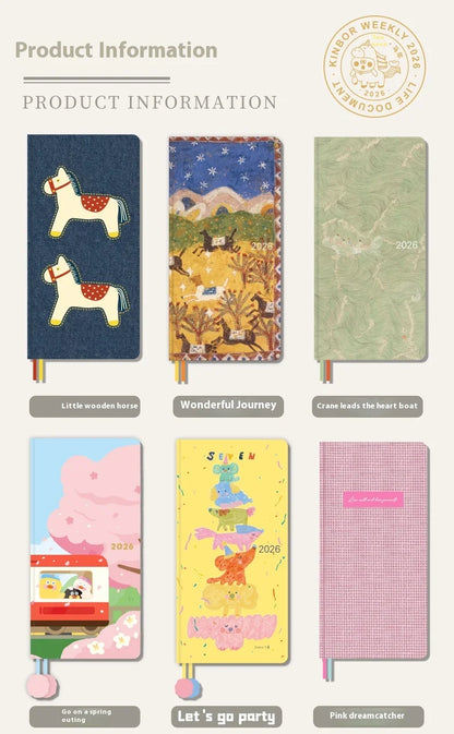 2026 Weekly Planner - Pocket Size Notebook | Week Plan Notepad & Daily Writing Book - ZOOMNSTORE